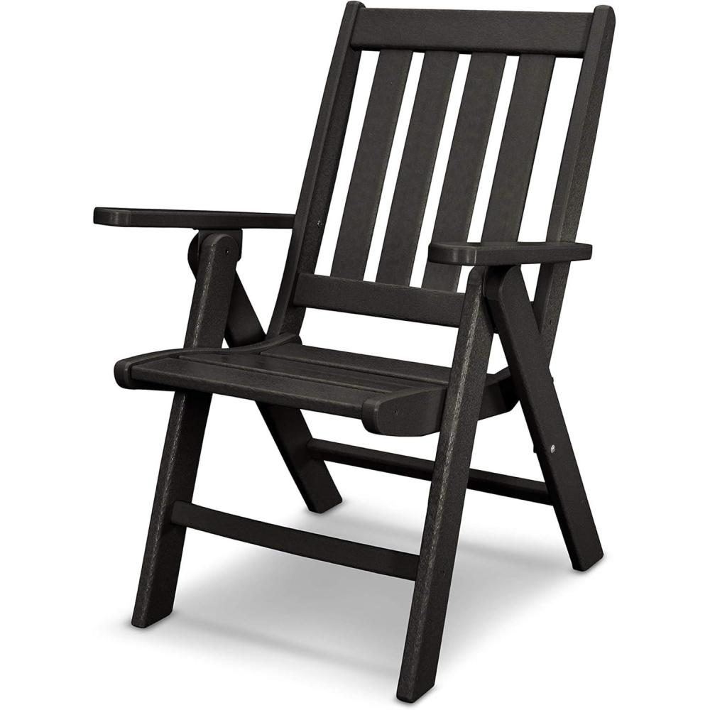 image:imagePOLYWOOD Vineyard Folding Dining Chair SandBlack