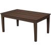 image:imagePOLYWOOD Newport 22 x 36 Coffee Table Slate GreyMahogany