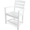 image:imagePOLYWOOD TD200WH La Casa Caf Dining Arm Chair White