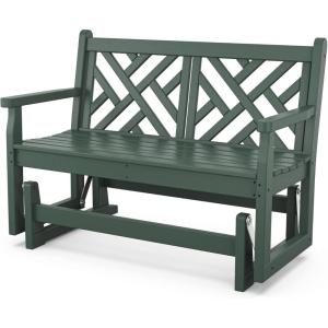 POLYWOOD Chippendale Glider, Green