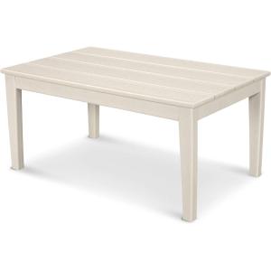 POLYWOOD® Newport 22″ x 36″ Coffee Table, Slate Grey(Sand)