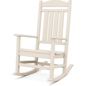 POLYWOOD Presidential Rocking Chair in Slate Grey(Sand)