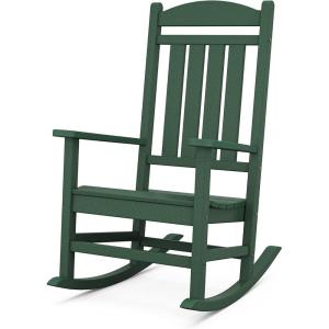 POLYWOOD Presidential Rocking Chair in Slate Grey(green)
