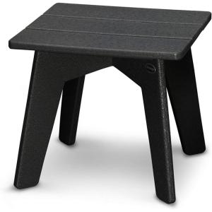 POLYWOOD® Riviera Side Table, Black(Black)