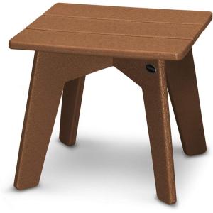 POLYWOOD® Riviera Side Table, Black(Teak)