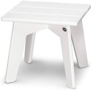 POLYWOOD® Riviera Side Table, Black(White)