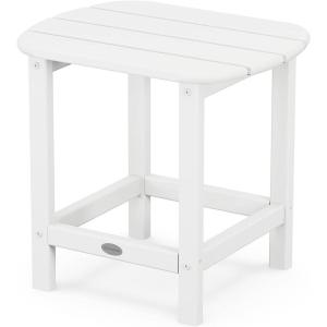POLYWOOD SBT18WH South Beach 18″ Outdoor Side Table, White(White)