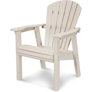 POLYWOOD SHD19WH Seashell Casual Chair, White(Sand)