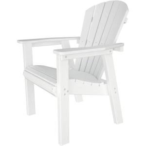 POLYWOOD SHD19WH Seashell Casual Chair, White(White)