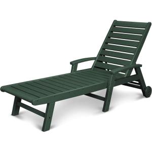 POLYWOOD® Signature Chaise, Black(Green)