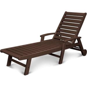 POLYWOOD® Signature Chaise, Black(Mahogany)