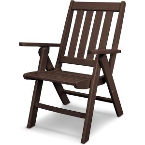 POLYWOOD Vineyard Folding Dining Chair (Sand)(Mahogany)