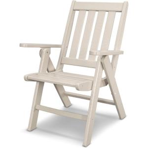 POLYWOOD Vineyard Folding Dining Chair (Sand)(Sand)