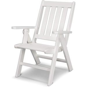 POLYWOOD Vineyard Folding Dining Chair (Sand)(White)
