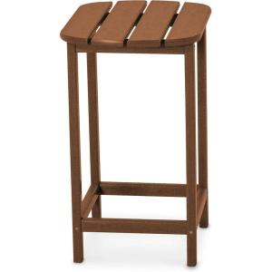 South Beach 26″ Counter Side Table (Slate Grey)(Teak)