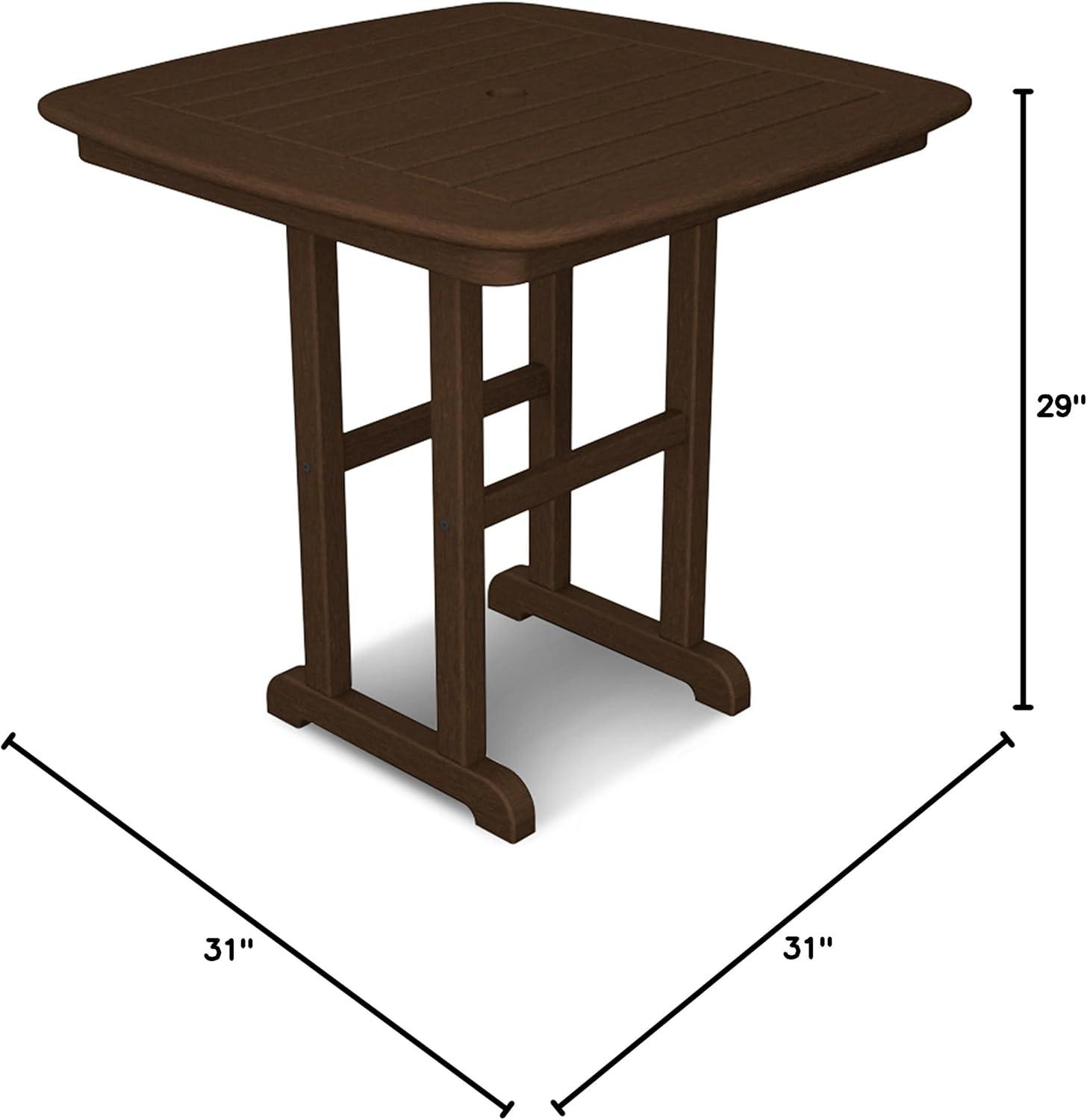 image:imagePOLYWOOD Nautical Dining Table SandMahogany
