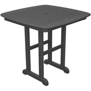 POLYWOOD® Nautical Dining Table, Sand(Slate Grey)