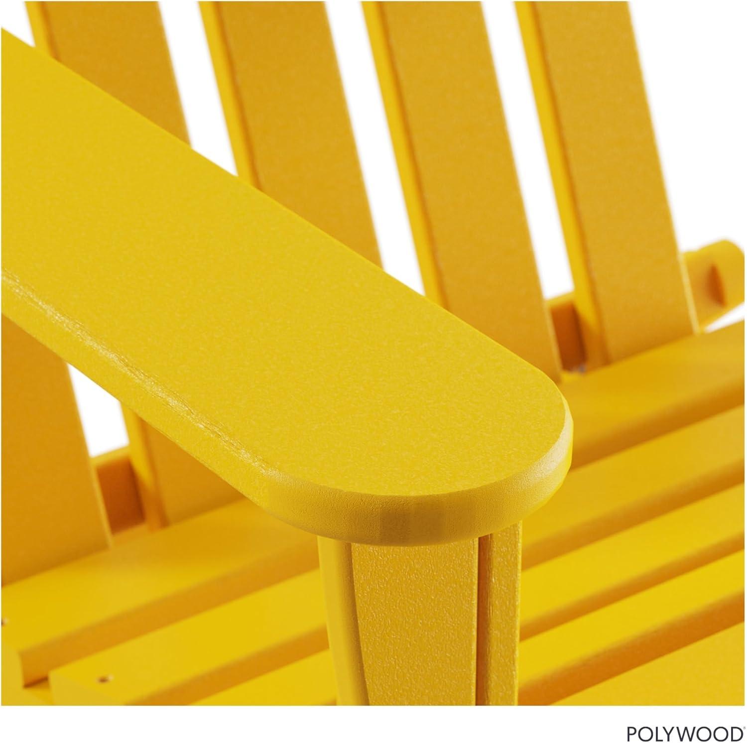 image:imagePOLYWOOD AD5030LE Classic Folding Adirondack Chair LemonLemon