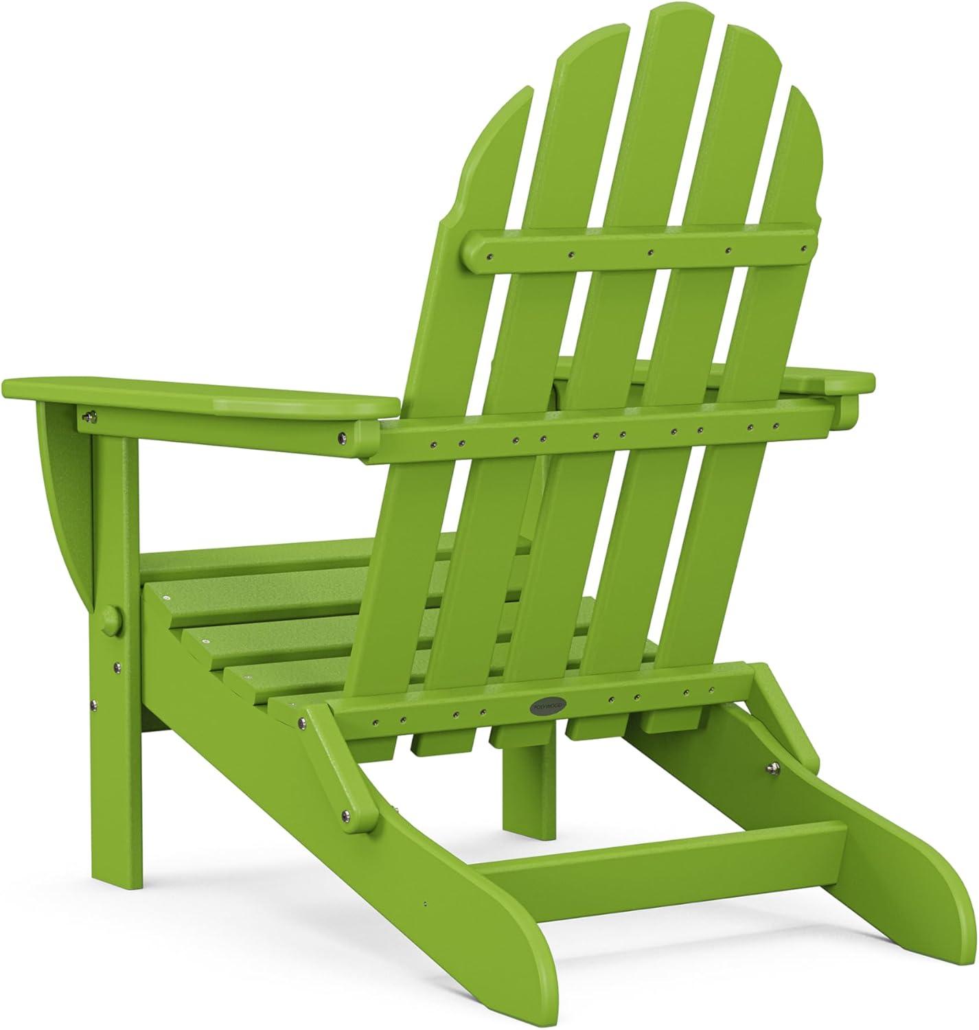 image:imagePOLYWOOD AD5030LE Classic Folding Adirondack Chair LemonLime