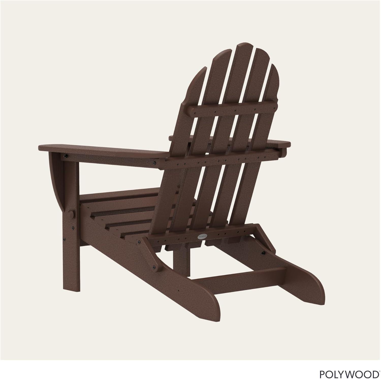 image:imagePOLYWOOD AD5030LE Classic Folding Adirondack Chair LemonMahogany