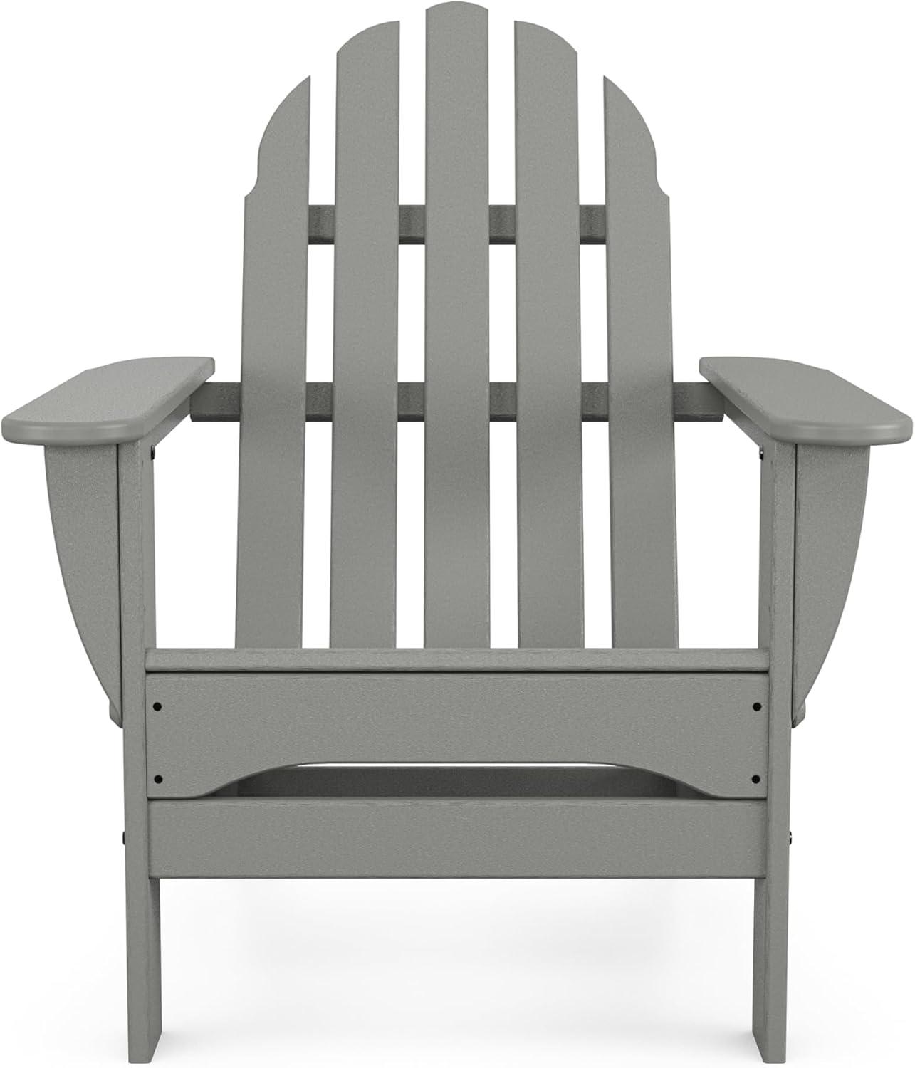 image:imagePOLYWOOD AD5030LE Classic Folding Adirondack Chair LemonSlate Grey