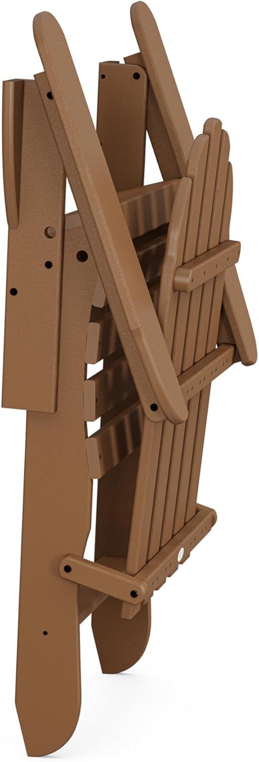 image:imagePOLYWOOD AD5030LE Classic Folding Adirondack Chair LemonTeak