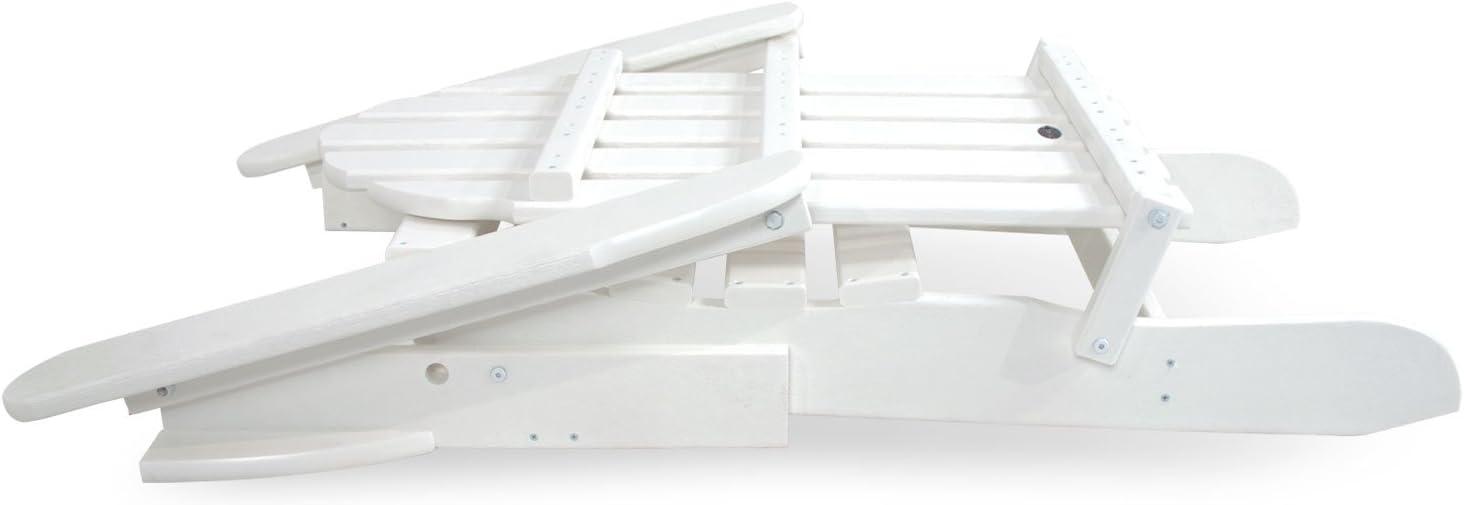 image:imagePOLYWOOD AD5030LE Classic Folding Adirondack Chair LemonWhite
