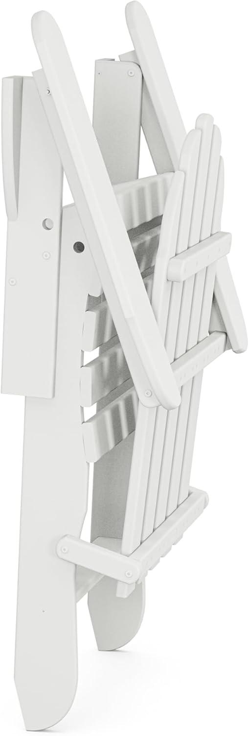 image:imagePOLYWOOD AD5030LE Classic Folding Adirondack Chair LemonWhite