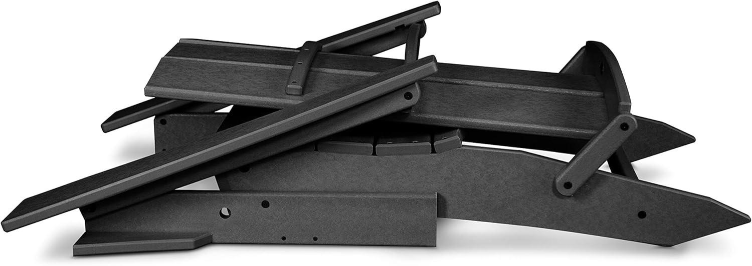 image:imagePOLYWOOD Modern Folding Adirondack ChairBlack