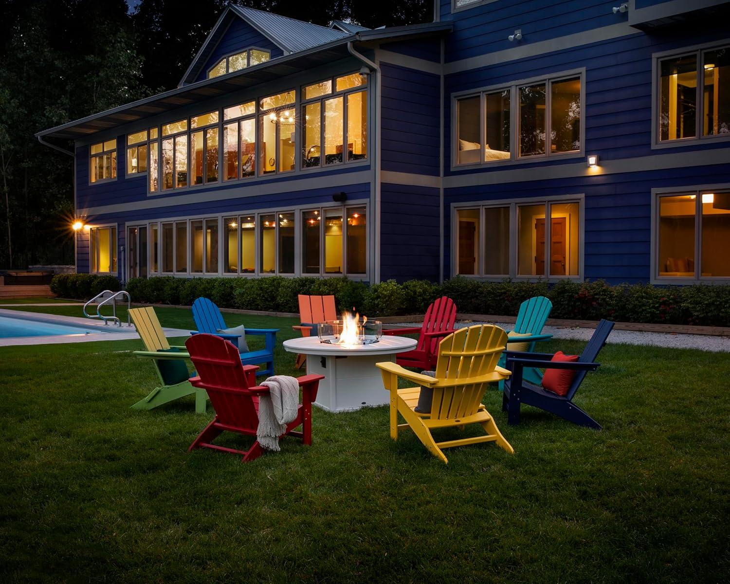 image:imagePOLYWOOD Modern Folding Adirondack ChairLemon