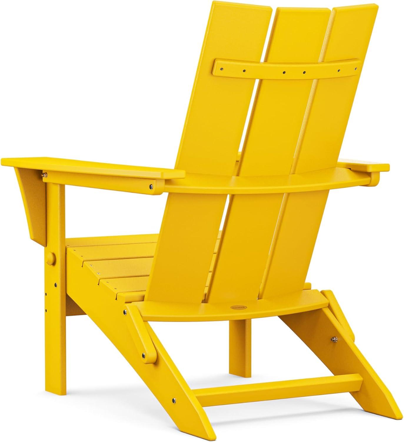 image:imagePOLYWOOD Modern Folding Adirondack ChairLemon