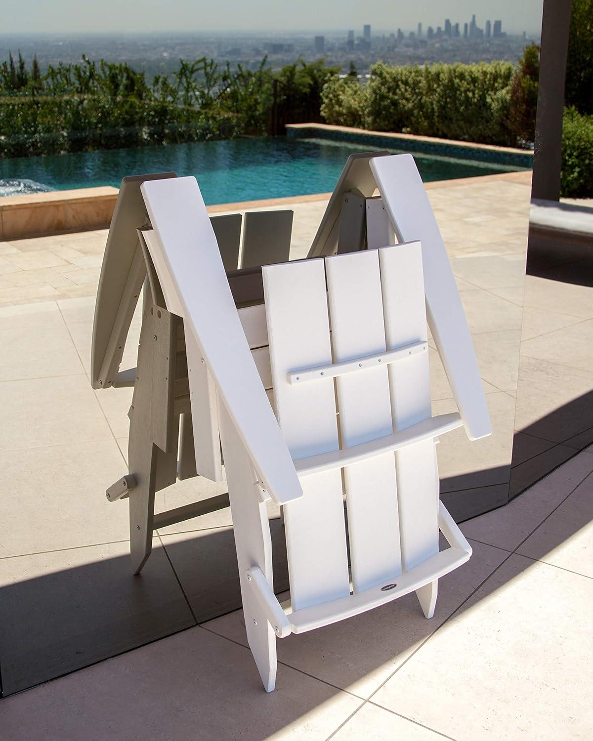 image:imagePOLYWOOD Modern Folding Adirondack ChairLime