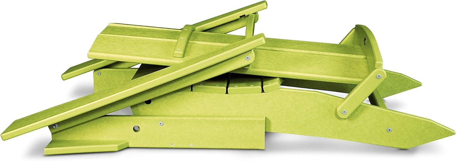image:imagePOLYWOOD Modern Folding Adirondack ChairLime