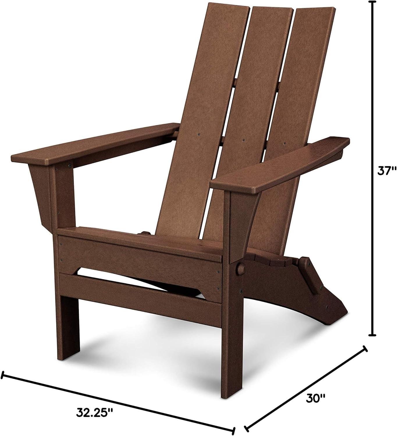 image:imagePOLYWOOD Modern Folding Adirondack ChairMahogany