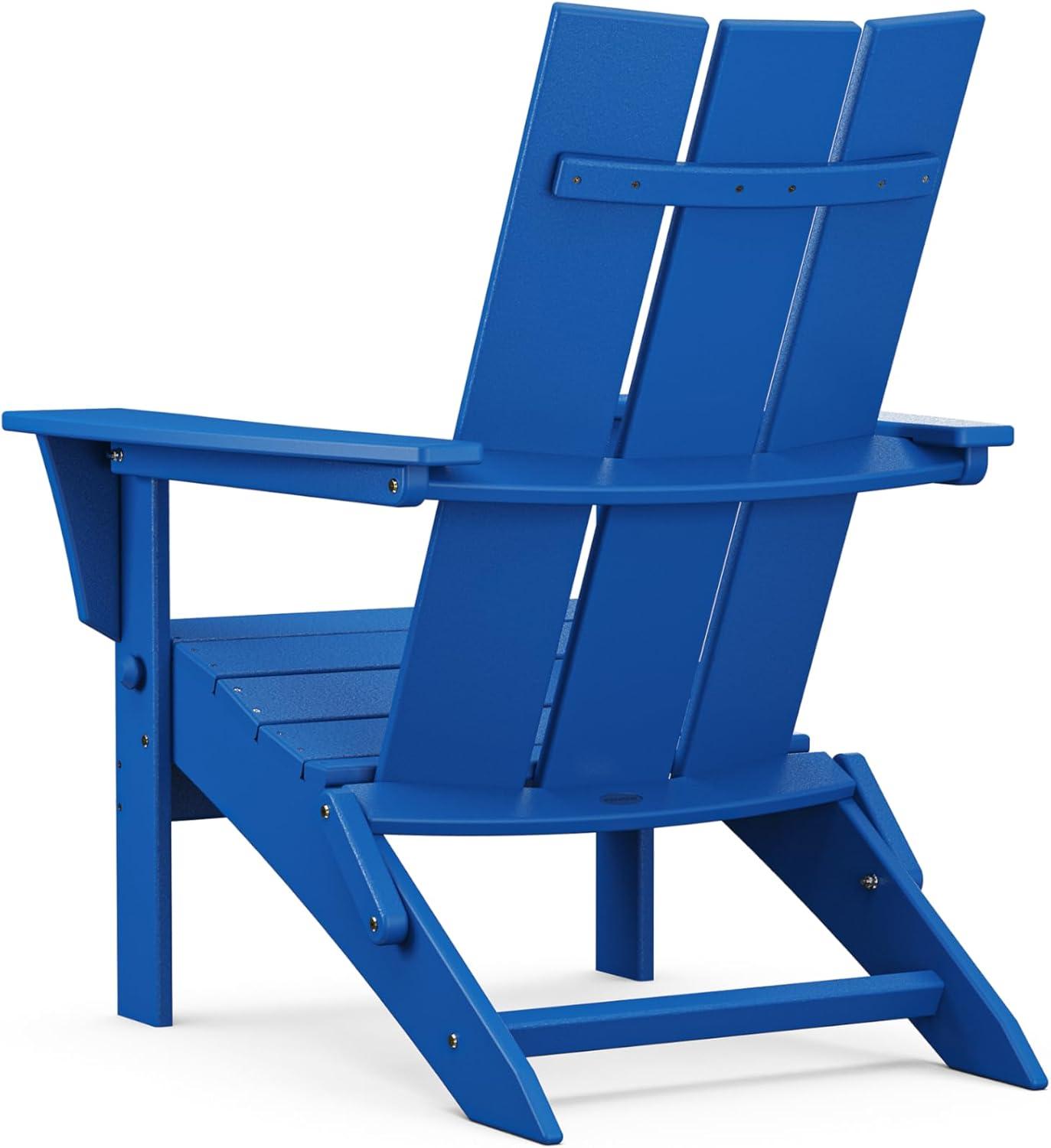 image:imagePOLYWOOD Modern Folding Adirondack ChairPacific Blue