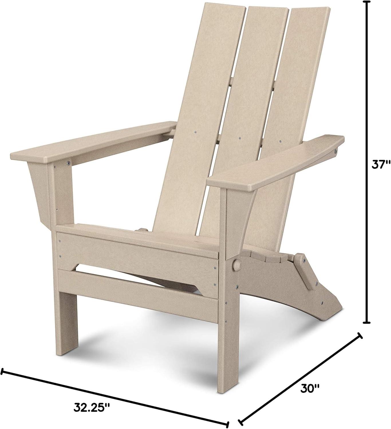 image:imagePOLYWOOD Modern Folding Adirondack ChairSand