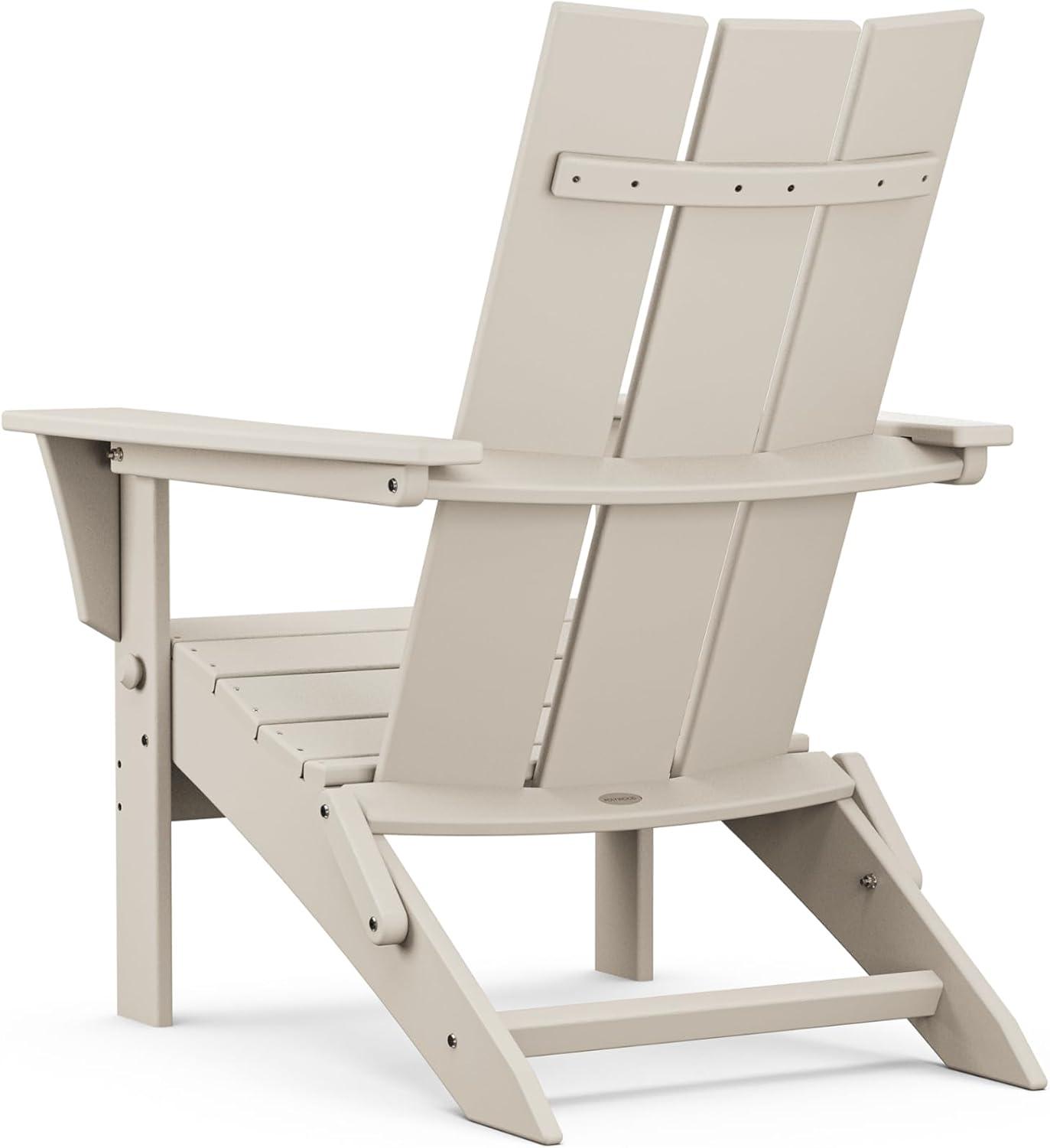 image:imagePOLYWOOD Modern Folding Adirondack ChairSand