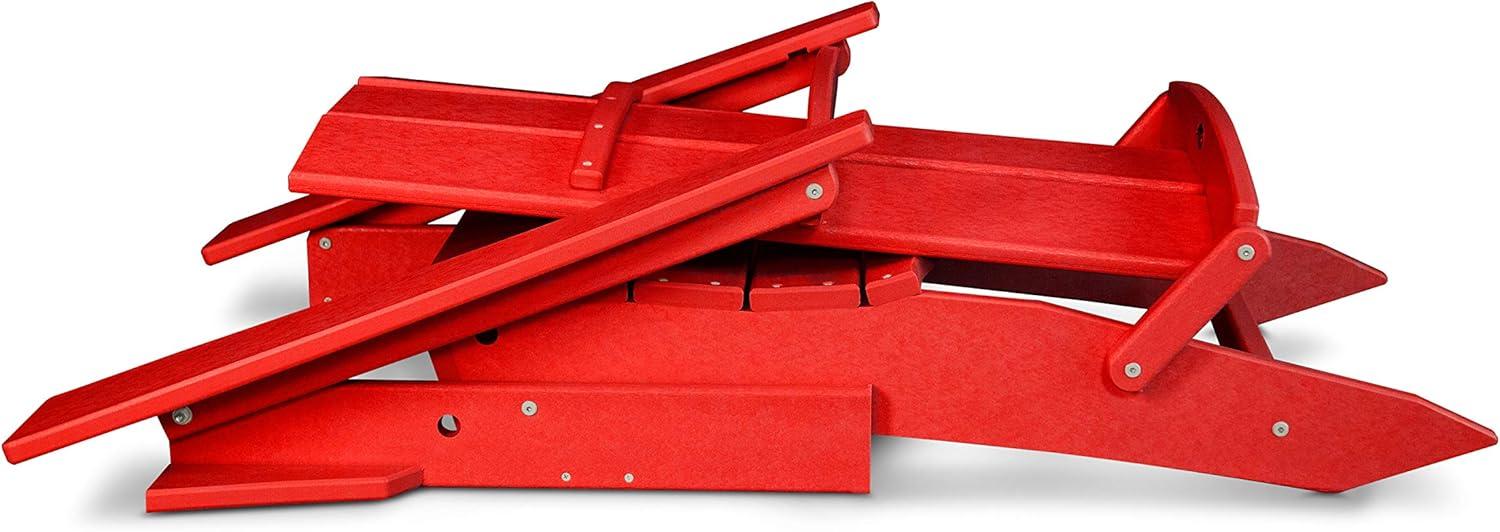 image:imagePOLYWOOD Modern Folding Adirondack ChairSunset Red