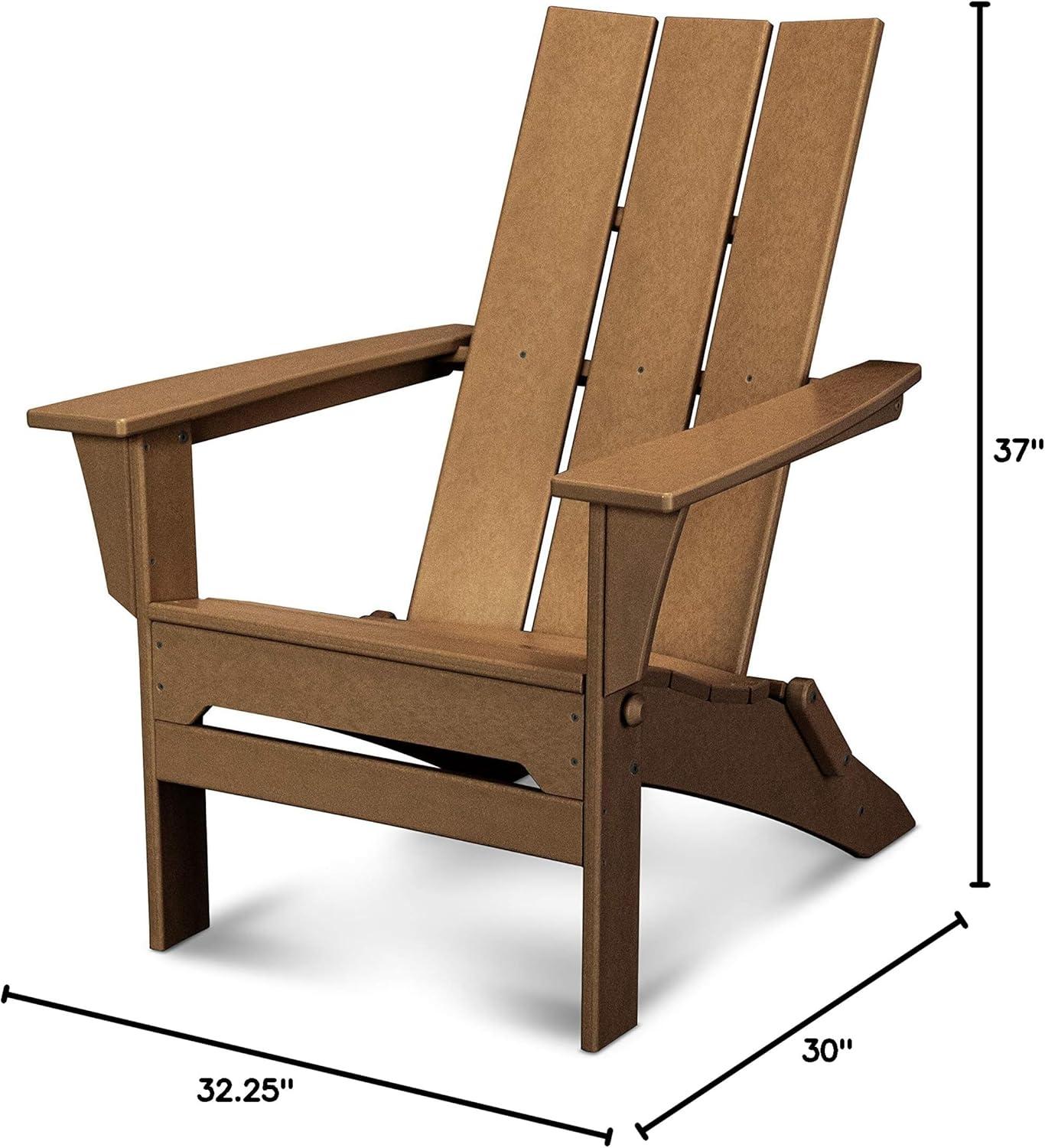 image:imagePOLYWOOD Modern Folding Adirondack ChairTeak