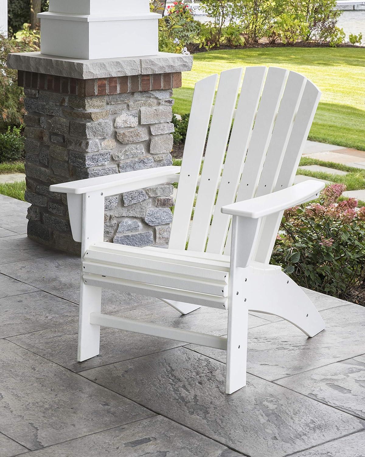 image:imagePOLYWOOD Nautical Curveback Adirondack ChairBlack