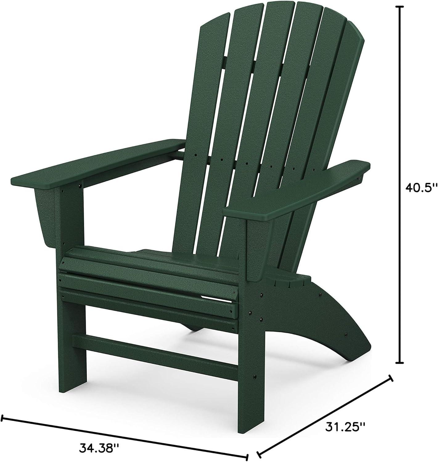 image:imagePOLYWOOD Nautical Curveback Adirondack ChairGreen
