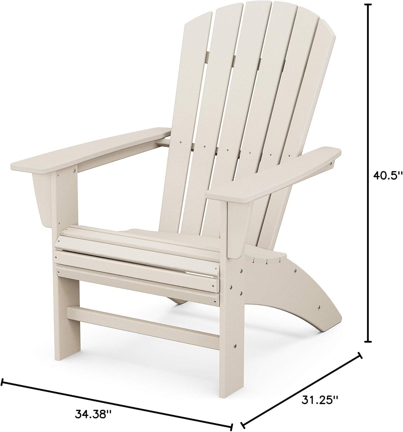 image:imagePOLYWOOD Nautical Curveback Adirondack ChairSand