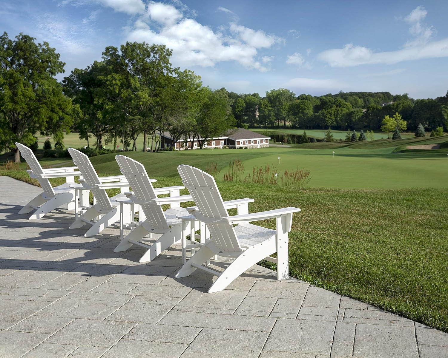 image:imagePOLYWOOD Nautical Curveback Adirondack ChairSunset Red