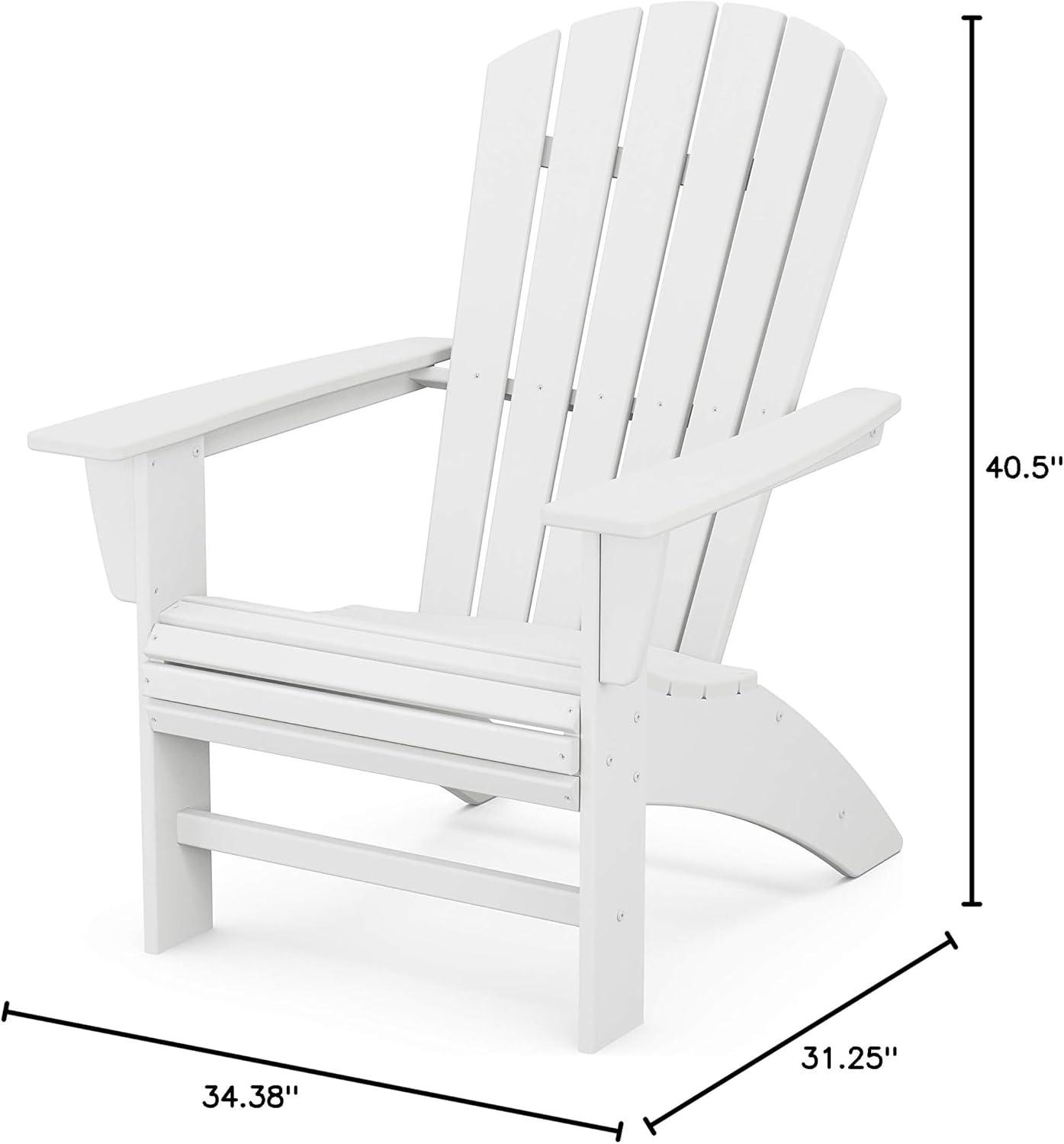 image:imagePOLYWOOD Nautical Curveback Adirondack ChairWhite
