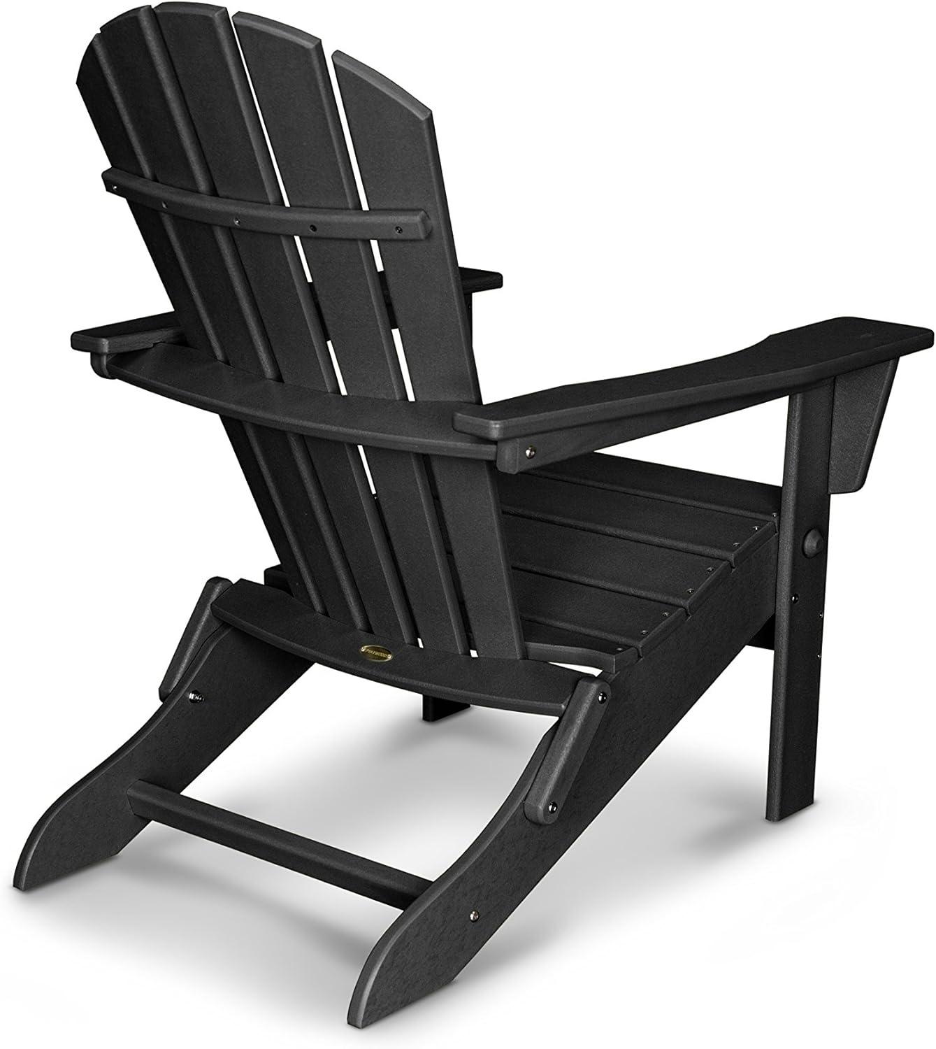 image:imagePOLYWOOD Palm Coast Folding Adirondack in MahoganyBlack