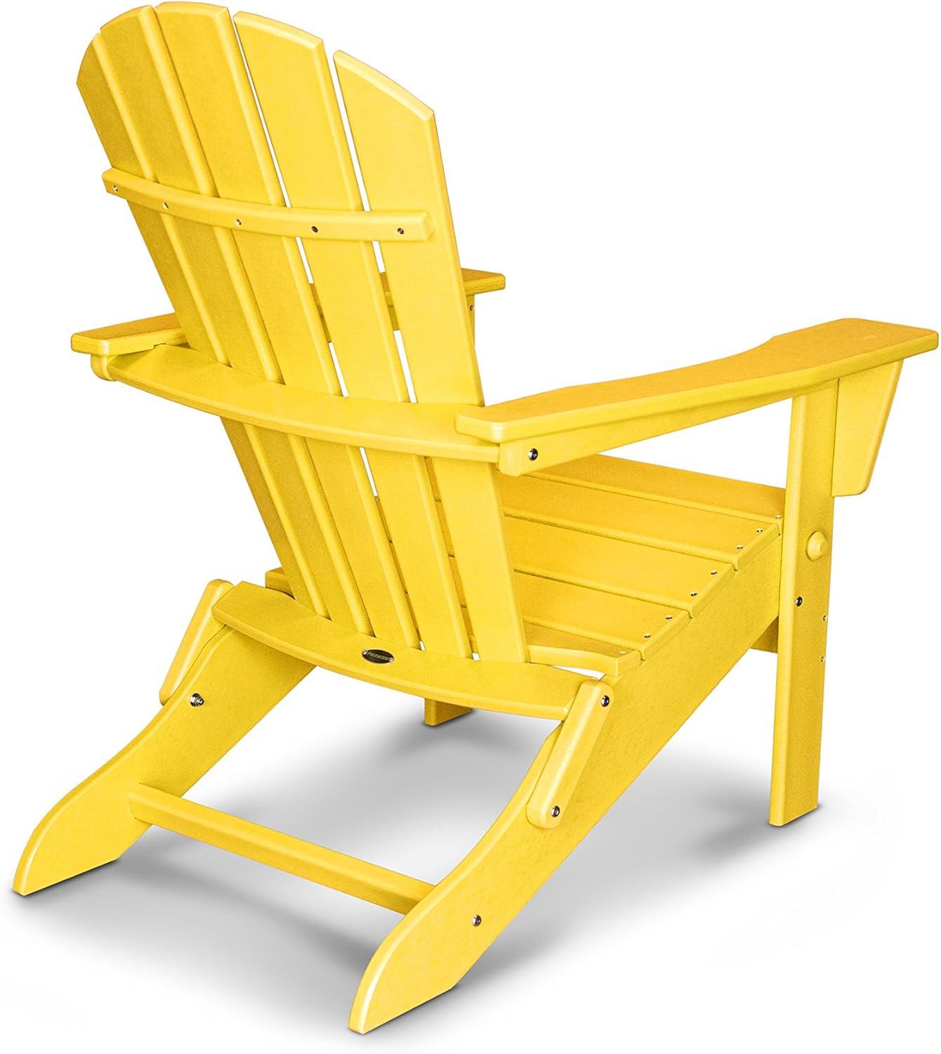 image:imagePOLYWOOD Palm Coast Folding Adirondack in MahoganyLemon