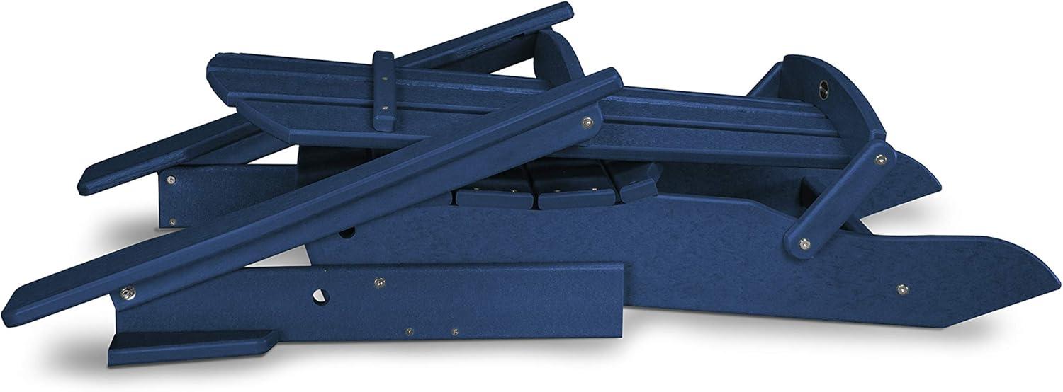 image:imagePOLYWOOD Palm Coast Folding Adirondack in MahoganyNavy