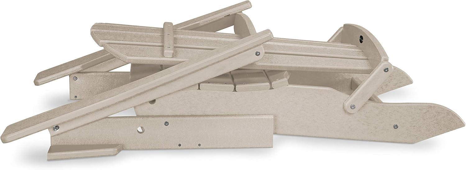 image:imagePOLYWOOD Palm Coast Folding Adirondack in MahoganySand