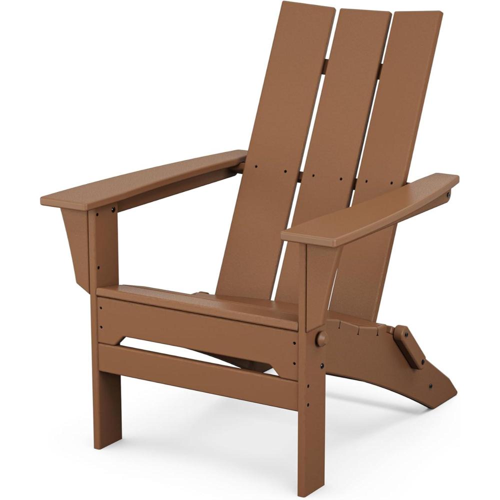 image:imagePOLYWOOD Modern Folding Adirondack ChairTeak