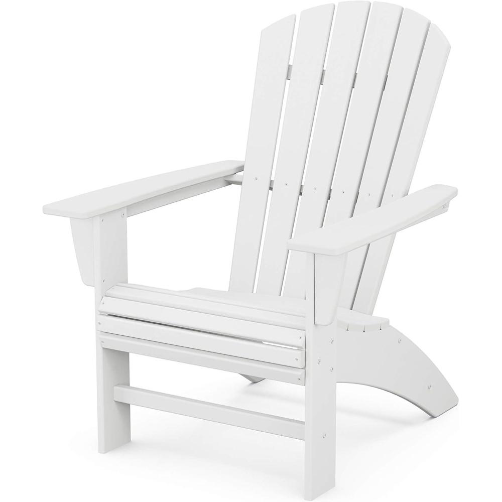image:imagePOLYWOOD Nautical Curveback Adirondack ChairWhite